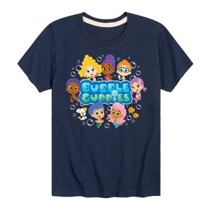 Boys' - Nickelodeon - Bubble Guppies Character Group Short Sleeve Graphic T-Shirt - 1 of 4