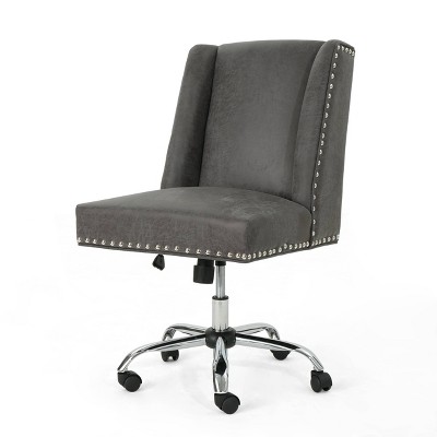 Diamond Stitch And Adjustable Height Office Chair Black - Benzara : Target