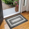Braided Printed Runner Rug Washable Non-Slip Boho Accent Rug for Hallway, Living Room, Bedroom, Kitchen - 2 of 4