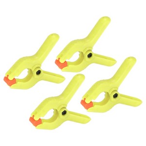 Unique Bargains Plastic Flexible Anti-slip DIY Project Craft Spring Clamps 4 Pcs - 1 of 4