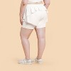 Blogilates Women's Ruffle Woven Mid-Rise Shorts - 2 of 4