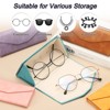 Unique Bargains Foldable Triangle Magnetic Portable Eyeglass Case with Eyeglass Cloth 1 Pc - 4 of 4