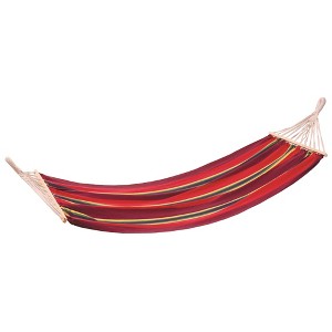 Stansport Bahamas Cotton Blend Hammock 78" x 37" - Burgundy - 1 of 4