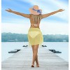 HAPPY BAY Sarong for Women Chiffon Cover Up Short Women's Summer Pool Beach Wrap Skirt Bikini Cover-ups Dress - 3 of 4