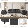 Whisen Oversized Modern Sofa Module for Modular Sectional Sofa, Wide Seat Chenille Armchair with Pillows - 2 of 4