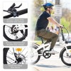 Gulches 20" Folding Bike Steel Frame 7 Speed City Bike - 2 of 4