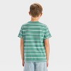 Boys' Short Sleeve Striped T-Shirt - Cat & Jack™ - 2 of 3