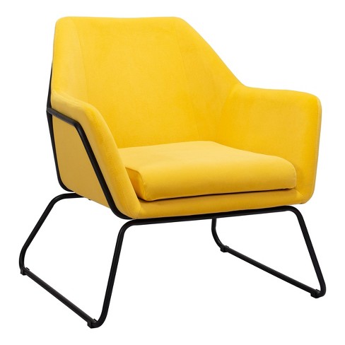 Zuo Jose Accent Chair Yellow Target