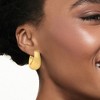 Ross-Simons Italian 18kt Gold Over Sterling Hoop Earrings - 2 of 4