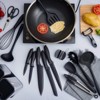 Itopfox 18-Piece Kitchen Utensils Set with Sharp Knives, Stainless Steel Holder and Cutting Board for Cooking - 3 of 4