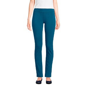 Lands' End Women's Starfish Mid Rise Slim Leg Pants - 1 of 4
