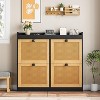 GustoWave Freestanding Shoe Organizer Storage Cabinet with 4 Flip Drawers for Entryway, Hallway - 3 of 4