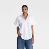 KBB by KAHLANA Women's Long Sleeve 'The Convertible Sleeve Shirt' - White - 4 of 4