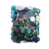 John Bead 200-Piece 20mm Green AB Acrylic Round Flat Back Rhinestones - 2 of 4