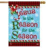 Briarwood Lane Christmas Double Sided House Flag 40x28 For Outdoor Reason For the Season For Christmas House Flag - 2 of 4