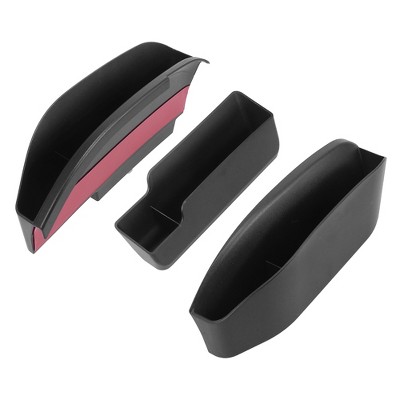 Unique Bargains Gear Shift Console Storage Box Tray Side Organizer for Jeep Wrangler 10.63"x2.99" Black