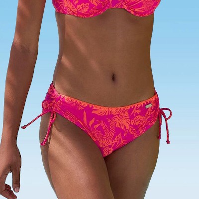 Women's Tropical Mid Rise Bikini Swimsuit Bottom - LASCANA