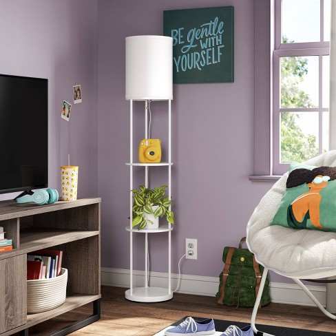 Shelf Floor Lamp White (light Bulbs Not Included) - Room Essentials ...