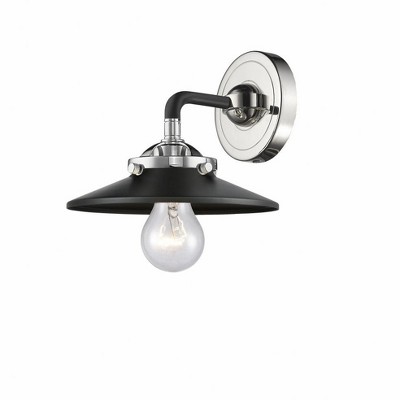 Railroad - 1 Light Wall Sconce-5.25 Inches Tall and 8 Inches Wide