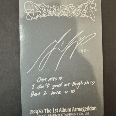 Aespa – The 1st Album ‘armageddon’ (my Power Ver.) (target Exclusive