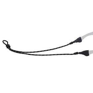 Croakies Terra System Sport Eyewear Retainer, Black Grey, 12 Inch x 3.2mm - 1 of 3