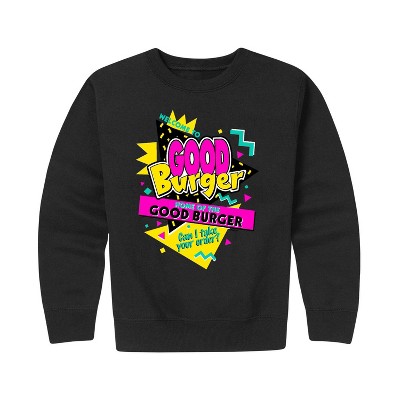 Boys' - Good Burger - Home of the Good Burger Graphic Long Sleeve Fleece Sweatshirt