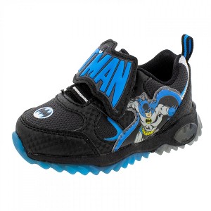 Kids Batman Text Logo Slip-on Laceless Sneakers - 1 of 4