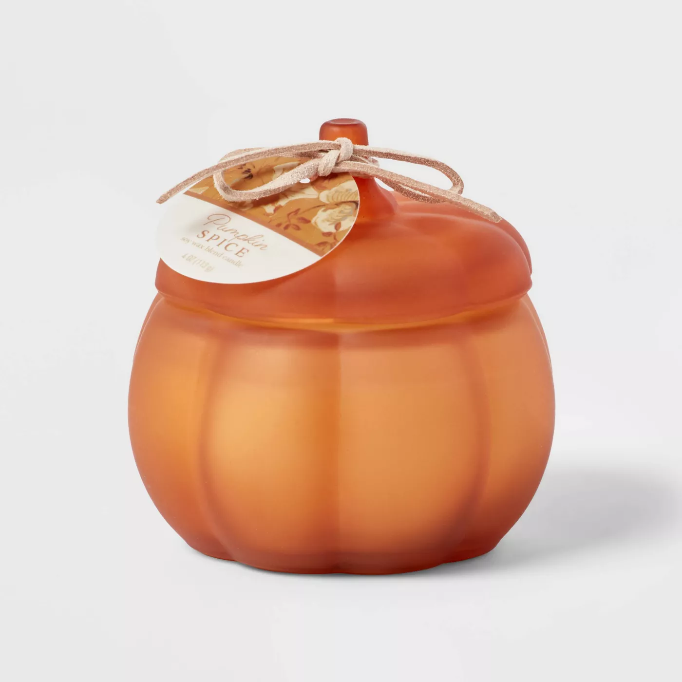 Mini Pumpkin Spice Sundown Orange Candle - Threshold™ - image 1 of 10