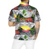 LA LEELA Men's Hawaiian Shirts Short Sleeve Button Down Shirt Mens Casual Shirts Holiday Tropical Summer Party Shirts for Men Funny - 2 of 4