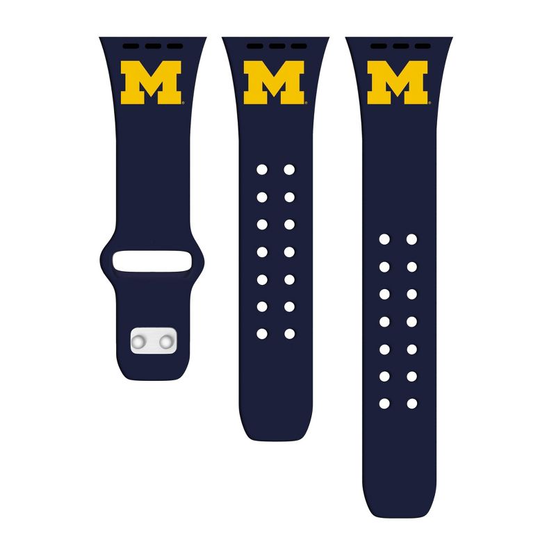 NCAA Michigan Wolverines Silicone Apple Watch Band  , 2 of 4