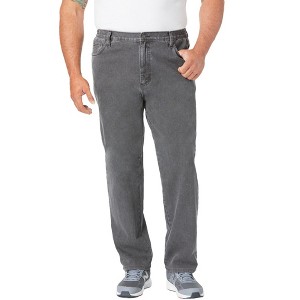 Liberty Blues by KingSize Straight-Fit Stretch 5-Pocket Jeans - 1 of 4