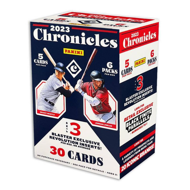 2023 Panini Chronicles Baseball Trading Card Blaster Box, 1 of 4