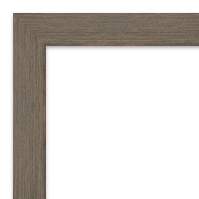 Hardwood Mocha Matte Finish Rectangle Wood Picture Frame 39" x 27"
