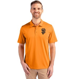 San Francisco Giants Cutter & Buck Prospect Eco Textured Stretch Recycled Mens Short Sleeve Polo - 1 of 1