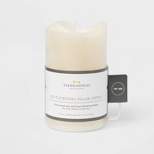 5" x 3" LED Flickering Flame Candle Cream - Threshold™