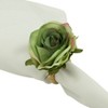 Saro Lifestyle Floral Shape Napkin Rings (Set of 4) - 3 of 4