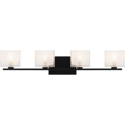 Quoizel Lighting Westcap 4 - Light Vanity in  Matte Black
