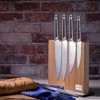Zassenhaus Magnetic Knife Block, Oak Wood, Beige 11" x 3.5" - 3 of 4