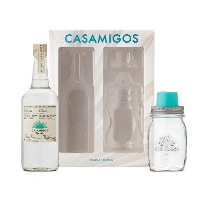 Casamigos Blanco Tequila - 750ml Bottle w/ Mason Jar Juicer
