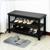 Finnhomy 3-Tier Shoe Rack Bench Cushion. Holds Up to 400 lb Rack - 2 of 4