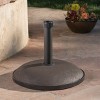 Okak All-Weather Round Umbrella Base with Adjustable Knob, Umbrella Stand and Concrete Inside, Cantilever Umbrella Base for Home - 2 of 4
