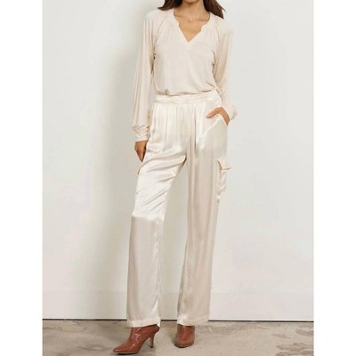 Women's Wide Silky Cargo Long Pant - LAmade