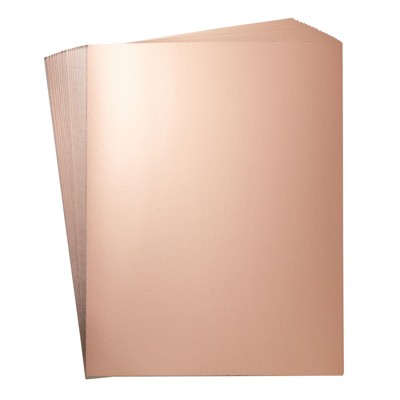 Mirror Rose Gold Mirror 8 1/2 x 11 Cardstock - Single Sheet