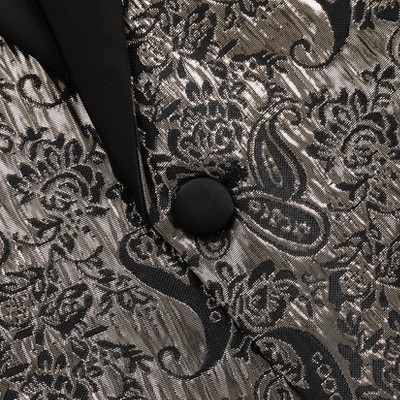 YesFashion Men's Fashion Blazer Suit Jacket Shawl Lapel One Button Luxury Weddings Party Dinner Prom Tuxedo — фото 4