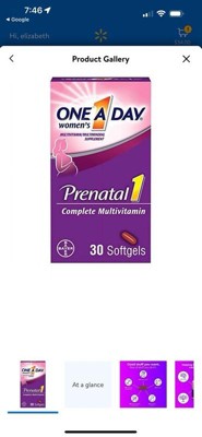 One A Day Women's Prenatal Vitamin + Choline : Target