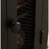 Valebeck Chair Side End Table Black/Brown - Signature Design by Ashley: Rustic Farmhouse Storage Accent Table - 3 of 4