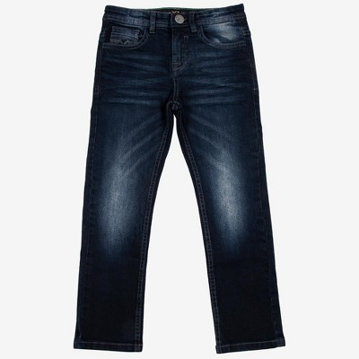 X Ray Little Boy's Dark Blue Washed Jeans In Dark Blue Size 6 : Target