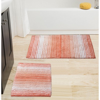 Gradiation Rug Collection Cotton Tufted Set of 2 Bath Rug Set - Home Weavers