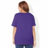 Catherines Women's Plus Size Suprema Lace-Up Tee - 3 of 4