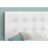 Monarch SpecialtiesBed Headboard Only Twin Size Bedroom Upholstered Pu Leather Look White Transitional - 2 of 4